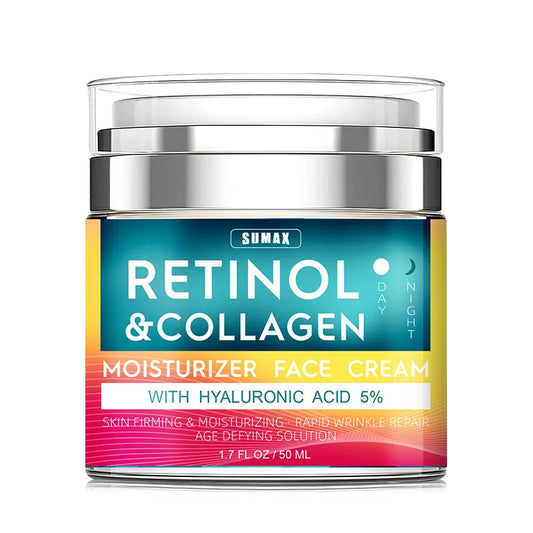 Retinol Face & Neck Firming Cream – Anti-Aging, Collagen & Hyaluronic Acid