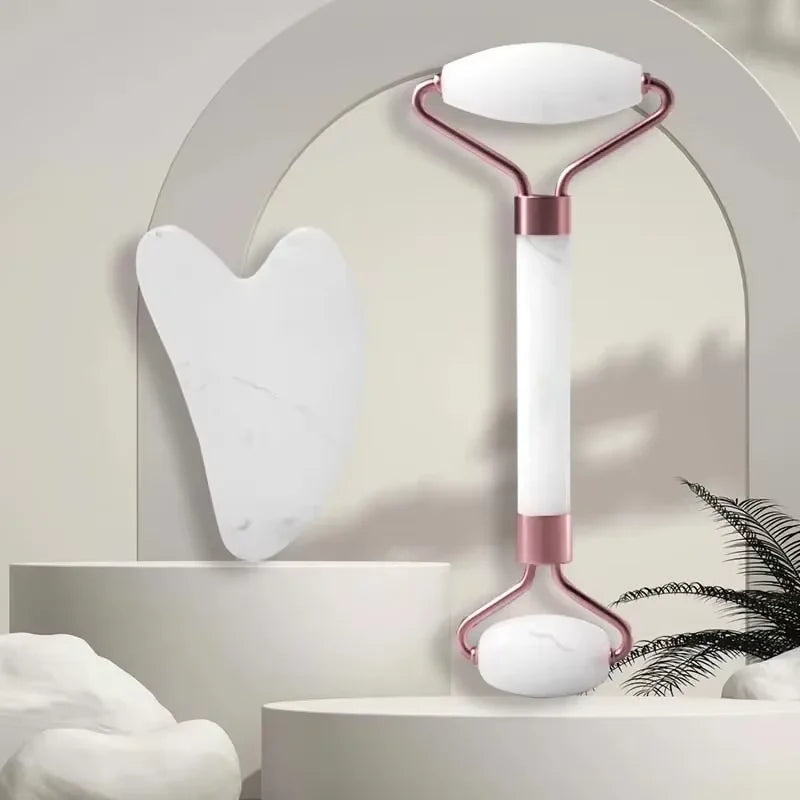 Facial Roller & Gua Sha – Lift, Sculpt & Glow