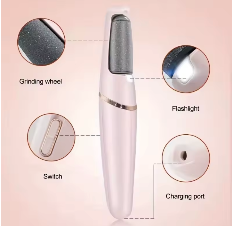 Electric Callus Remover & Foot File – Professional Pedicure Kit