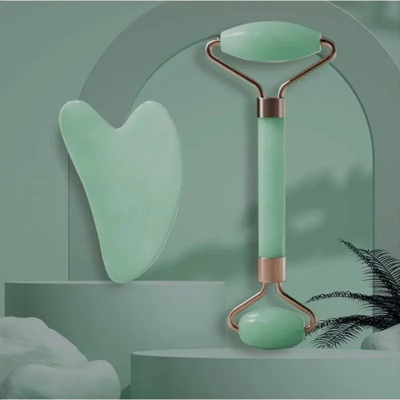 Facial Roller & Gua Sha – Lift, Sculpt & Glow
