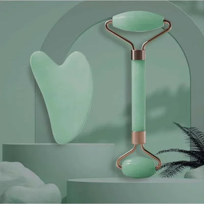 Facial Roller & Gua Sha – Lift, Sculpt & Glow