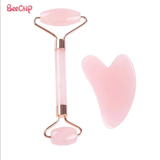 Facial Roller & Gua Sha – Lift, Sculpt & Glow